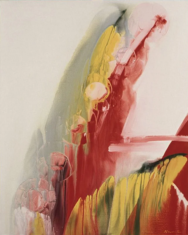 Rotating Summer Sun , 1987 acrylic on canvas 60 x 48 inches; 152.4 x 121.9 centimeters
