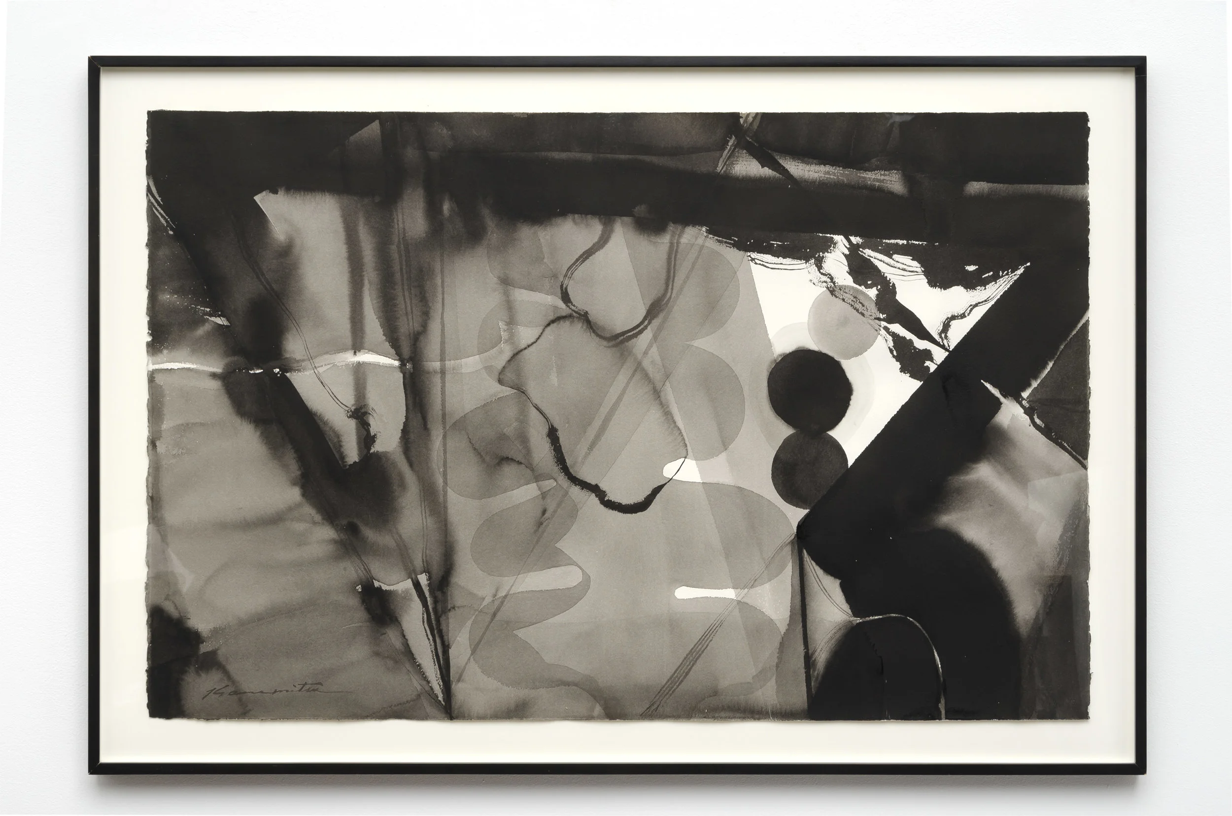 November Journal , 1986 sumi ink and watercolor on paper 20.5 x 45.25 inches; 77.5 x 114.9 centimeters