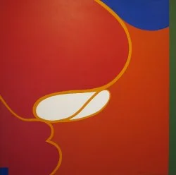 Landscape , 1967 acrylic on canvas Honolulu Museum of Art