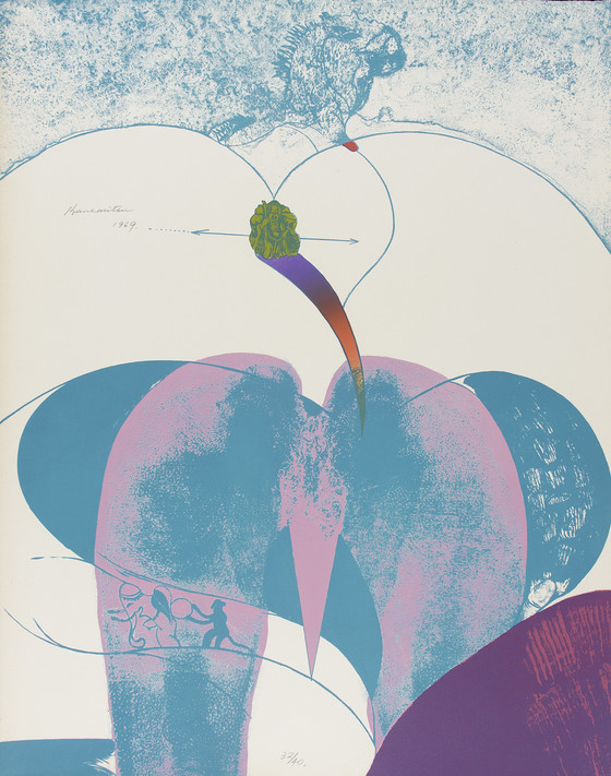 Oxnard Madame #3 and Chelsea Girl , 1969 lithograph 28 x 22 1/4 inches; 71.1 x 56.5 centimeters LACMA