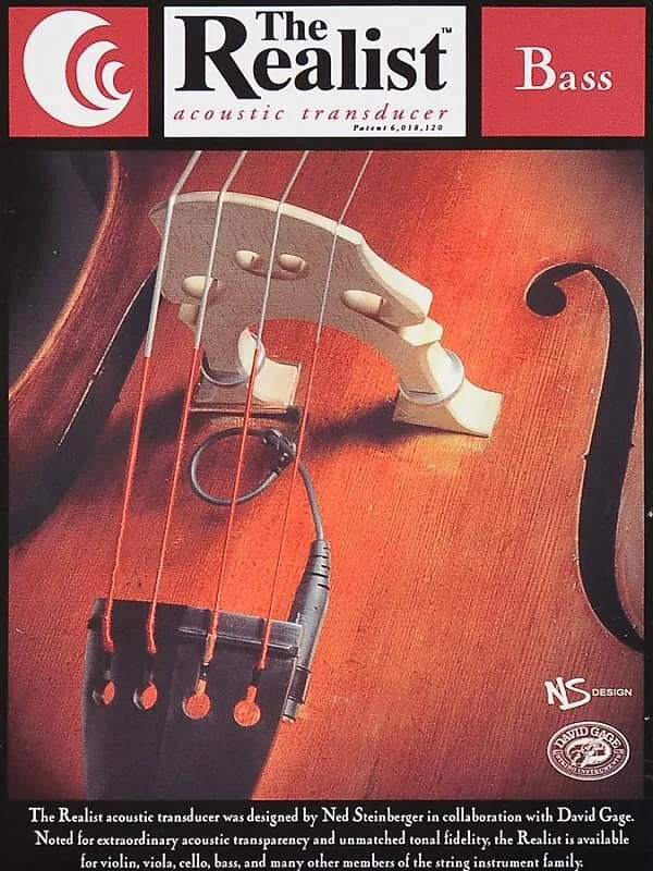 The Realist Copperhead Bass Pickup — Terra Nova Violins