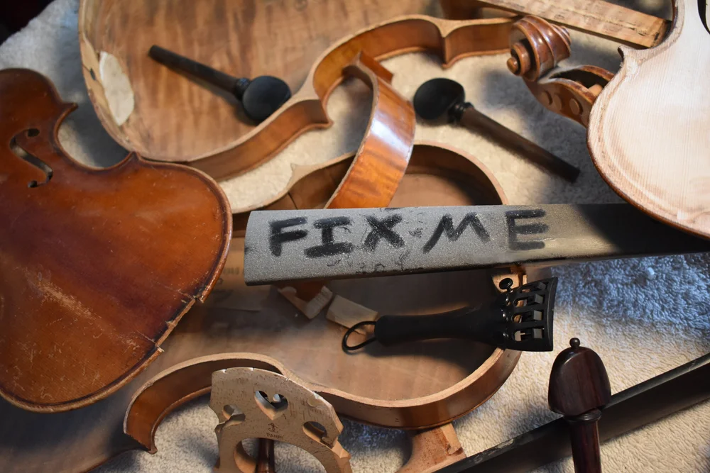 Instrument Repairs — Terra Nova Violins The Largest Violin Shop in Texas