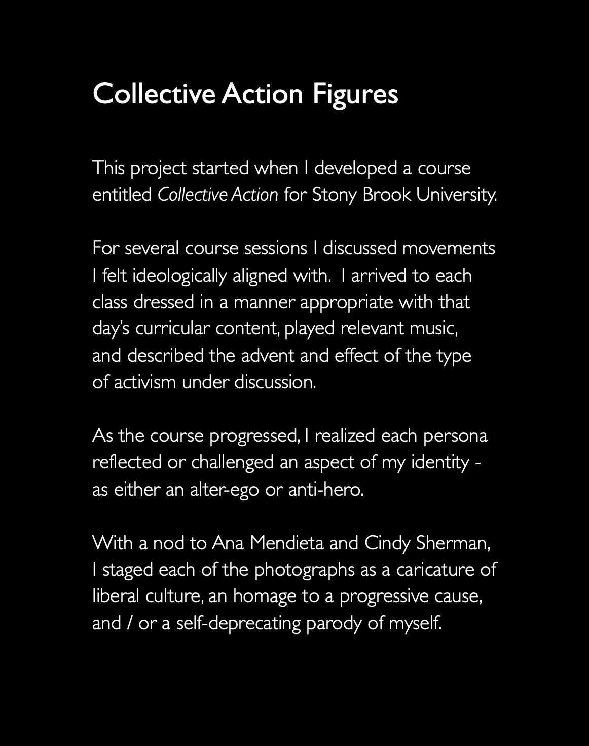 Artist's Statement