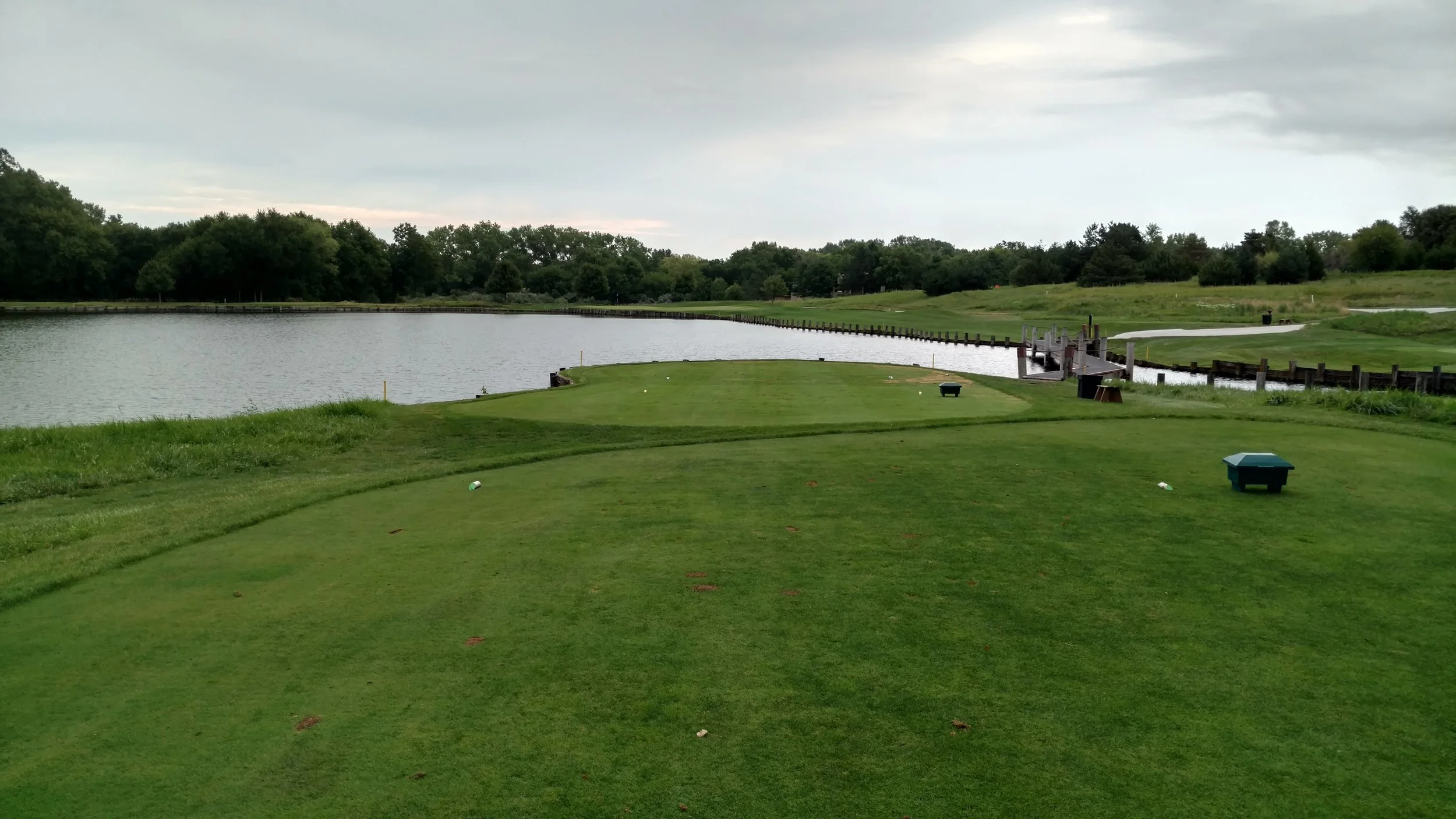 Treacherous 17th hole