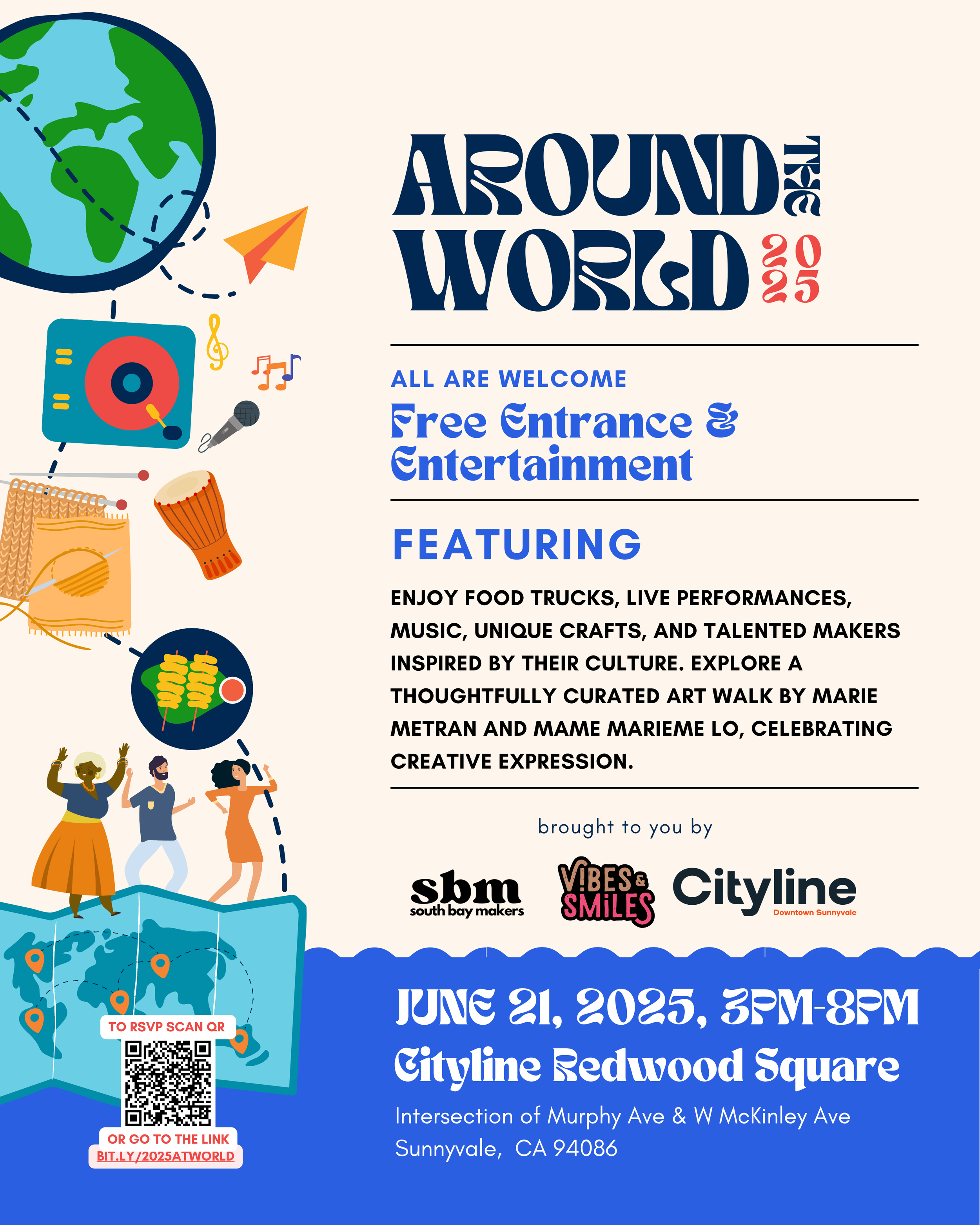 Pop Up: South Bay Makers x Cityline Sunnyvale present "Around The World"