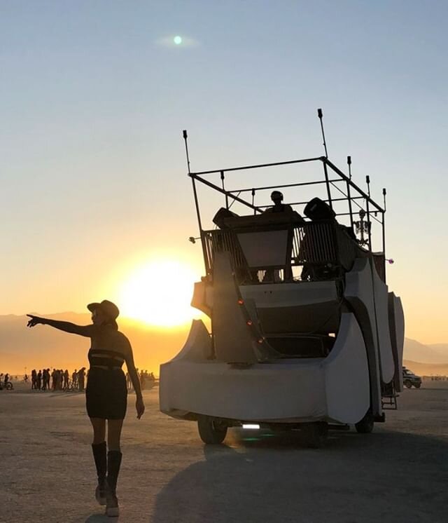 Ready for more playa exploring &ndash; but first, we dance! Don't miss our next fundy on 2/29 at @greatnorthernsf: Rhino Leap ☀ Tickets on-sale now @ link in our bio. ⠀
.⠀⠀⠀⠀⠀⠀
.⠀⠀⠀⠀⠀⠀⠀
.⠀⠀⠀⠀⠀⠀⠀
#burningman2020 #dustyrhino #dustyrhinoartcar #artcar #