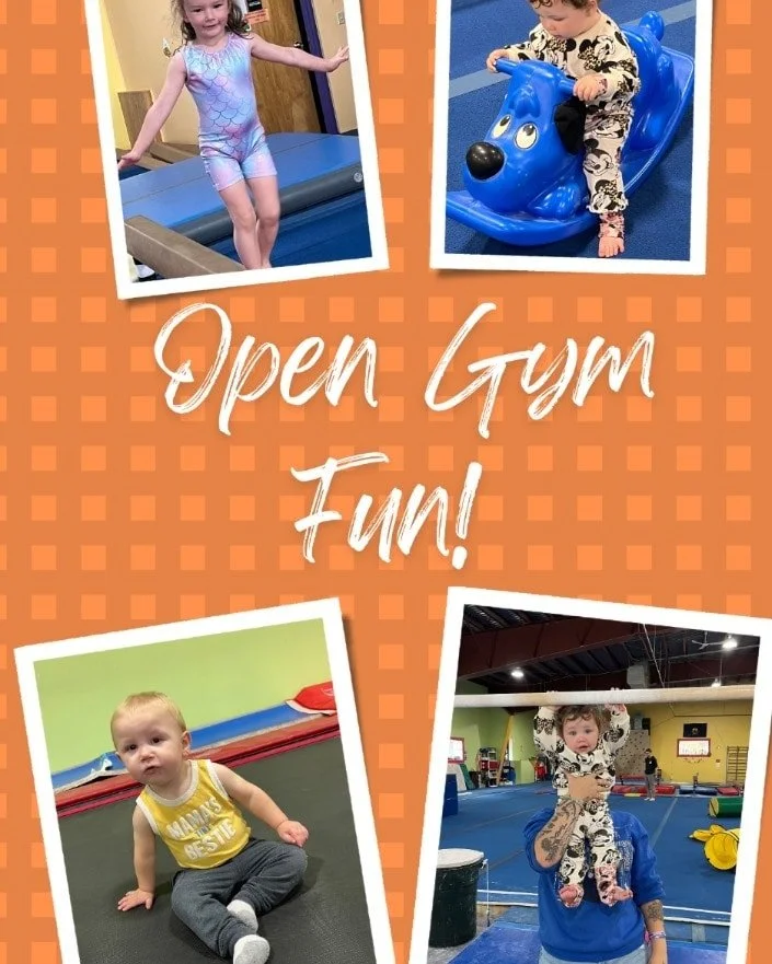 Stop by to see Kris today and Join us for open gym! π
β° 10am - 11:30am
π€ΈπΌ‍βοΈ All AGES 
ποΈ $15/ child, $10/ sibling