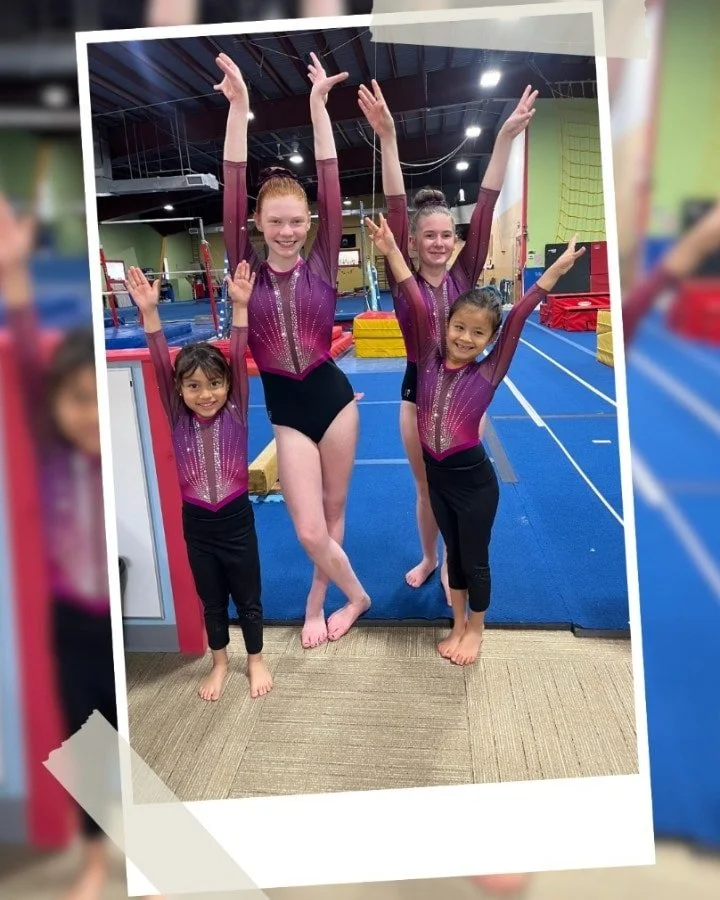 π€ΈπΌ‍βοΈπ Ana, Mae, and the rest of the bronze team spent some time with Bree and Kaylee to learn a little bit about meet etiquette over the weekend. π€ΈπΌ‍βοΈπ