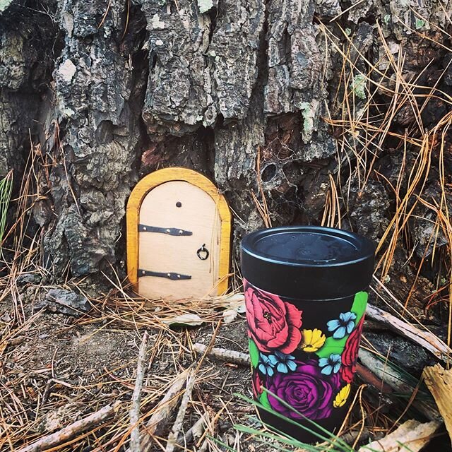At Halo, we have been loving our daily morning walks and today stumbled across this little fairy house, so we thought it was only right to leave them a coffee. 
What new routines have you started since lockdown? ⤵️ .
.
.
#fairiesdrinkcoffeetoo #coffe