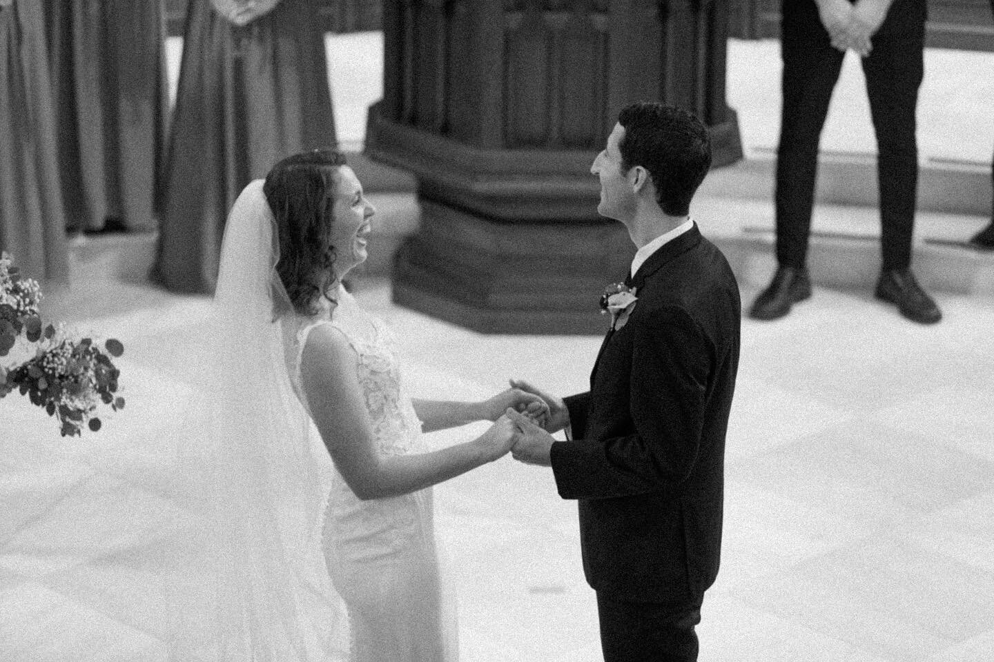 Cute little b&amp;w moments from Evan &amp; Kathryn&rsquo;s day 💕 and yes, the bride drove them away in the stick shift vehicle, what a woman!
