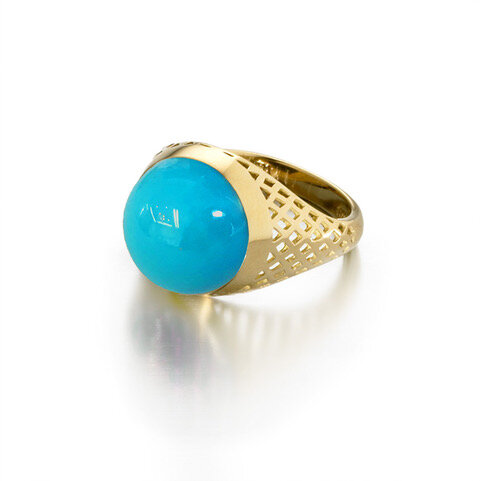 Turquoise Pinky Ring