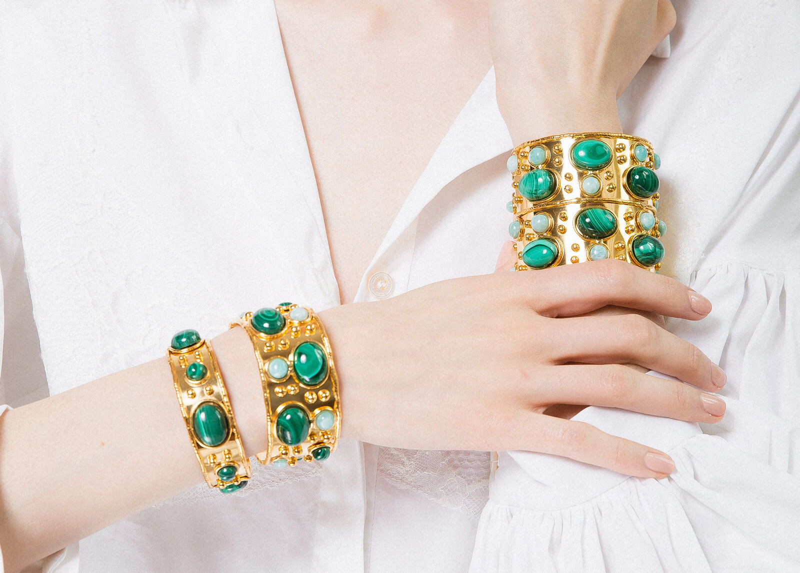 Paris Malachite & Amazonite Cuff2.jpg