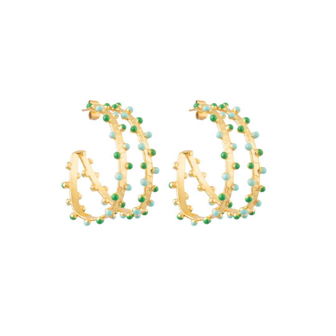 Gypsy Double Turquoise Hoop.jpg