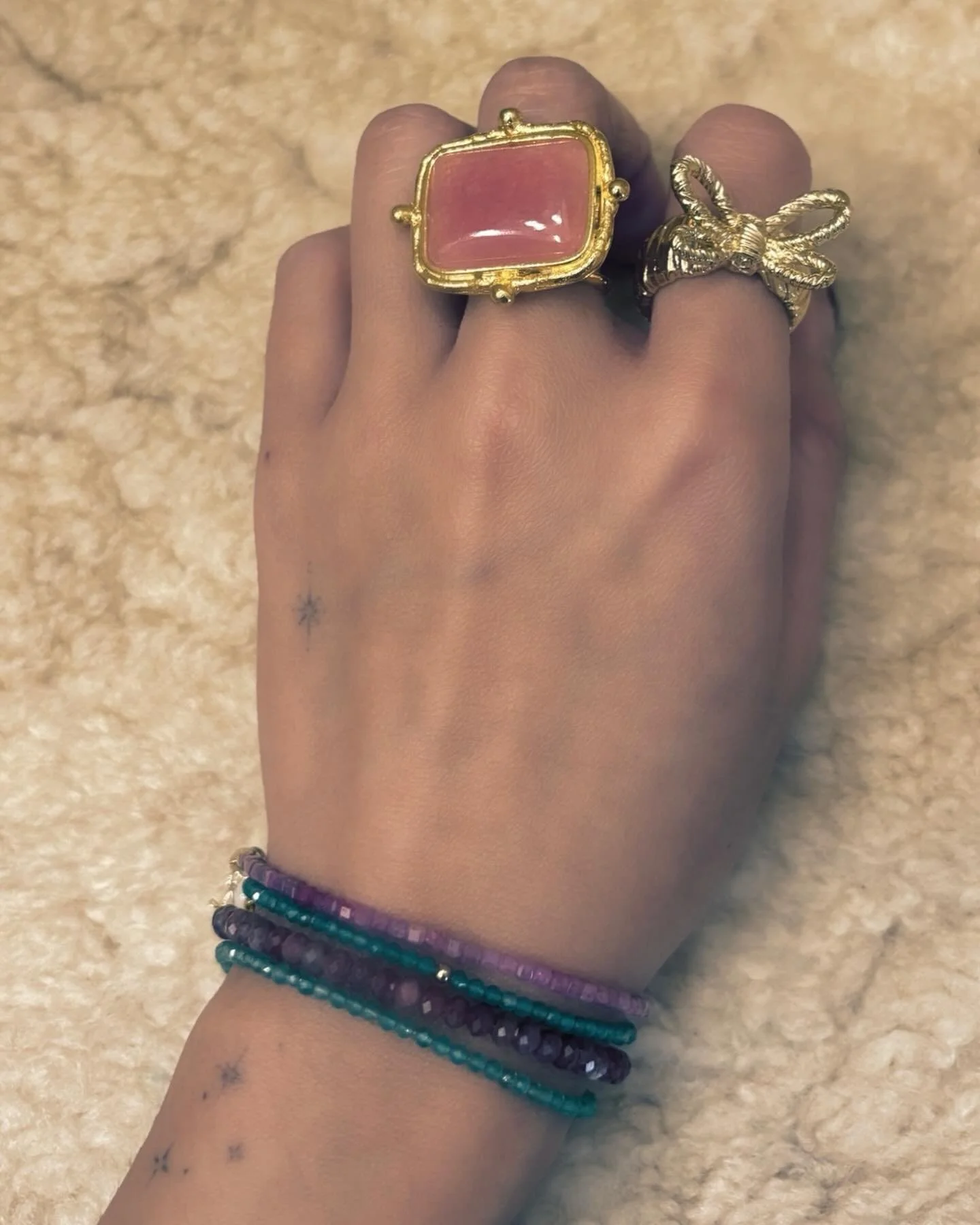 Getting ready for warmer days with these beautiful bracelets from my trip to Sydney Australia.💙