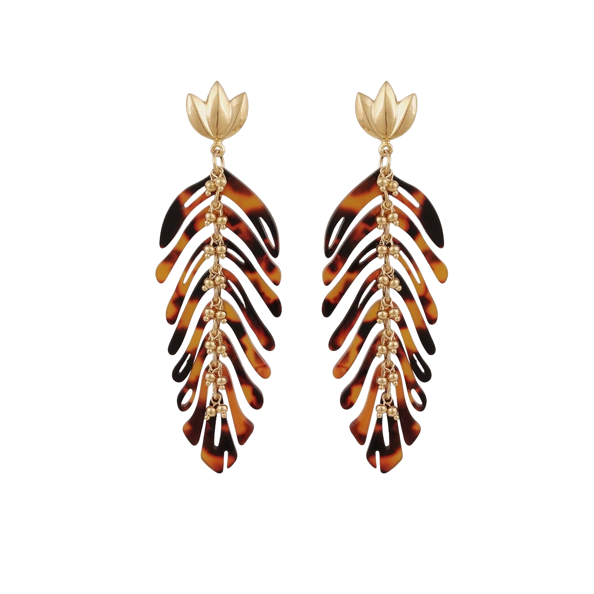 Palm Leaf Earrings