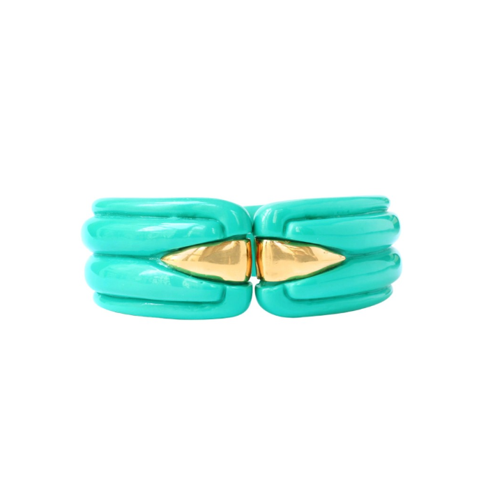 Turquoise Acetate Cuff