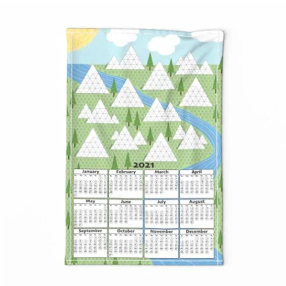 This tea towel design is for sale at Spoonflower.  This design is available in English, French, German and Spanish.