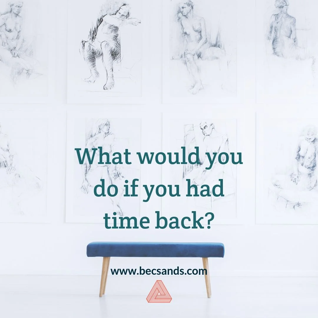 What would you do if you had time back?