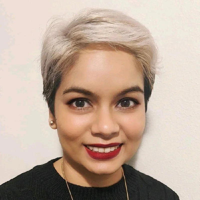 Portrait of Sasha Menon, previous client of Bec Sands
