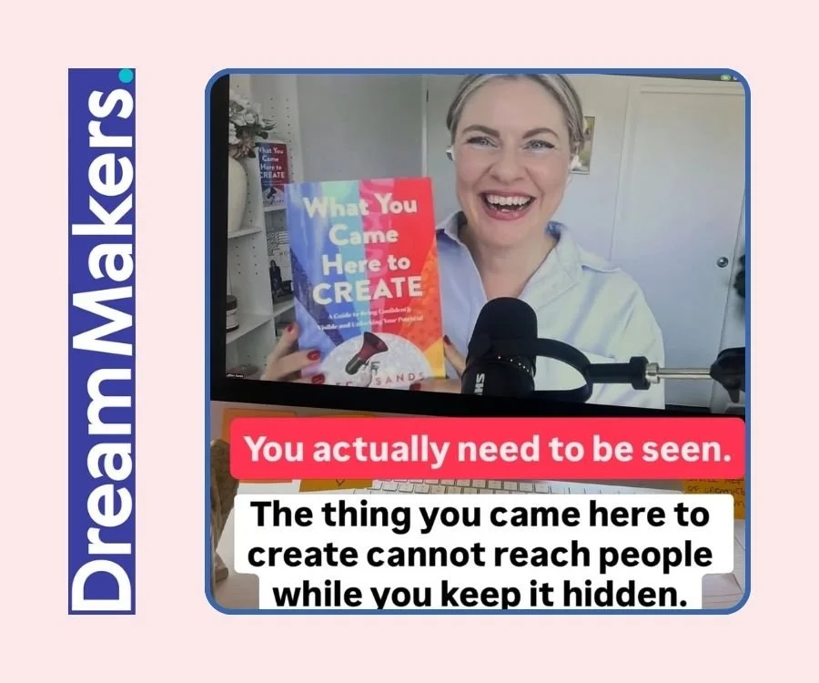 Image of Bec Sands' podcast interview on Dream Makers podcast