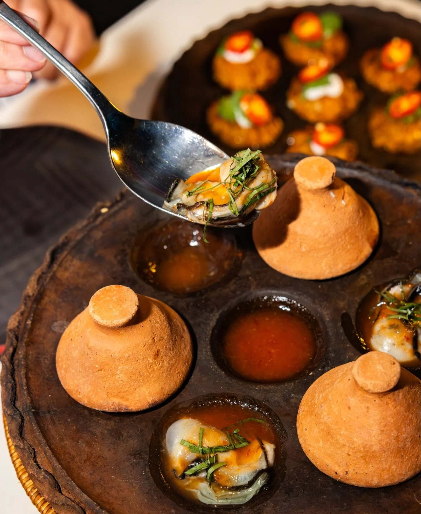 Jimmy Shu&rsquo;s famous Hanuman Oyster, infused with a vibrant blend of lemongrass, basil, ginger, and chilli, delivering the perfect balance of freshness, spice, and bold Southeast Asian flavours. ✨🦪

Reserve your table or explore our menu at  www