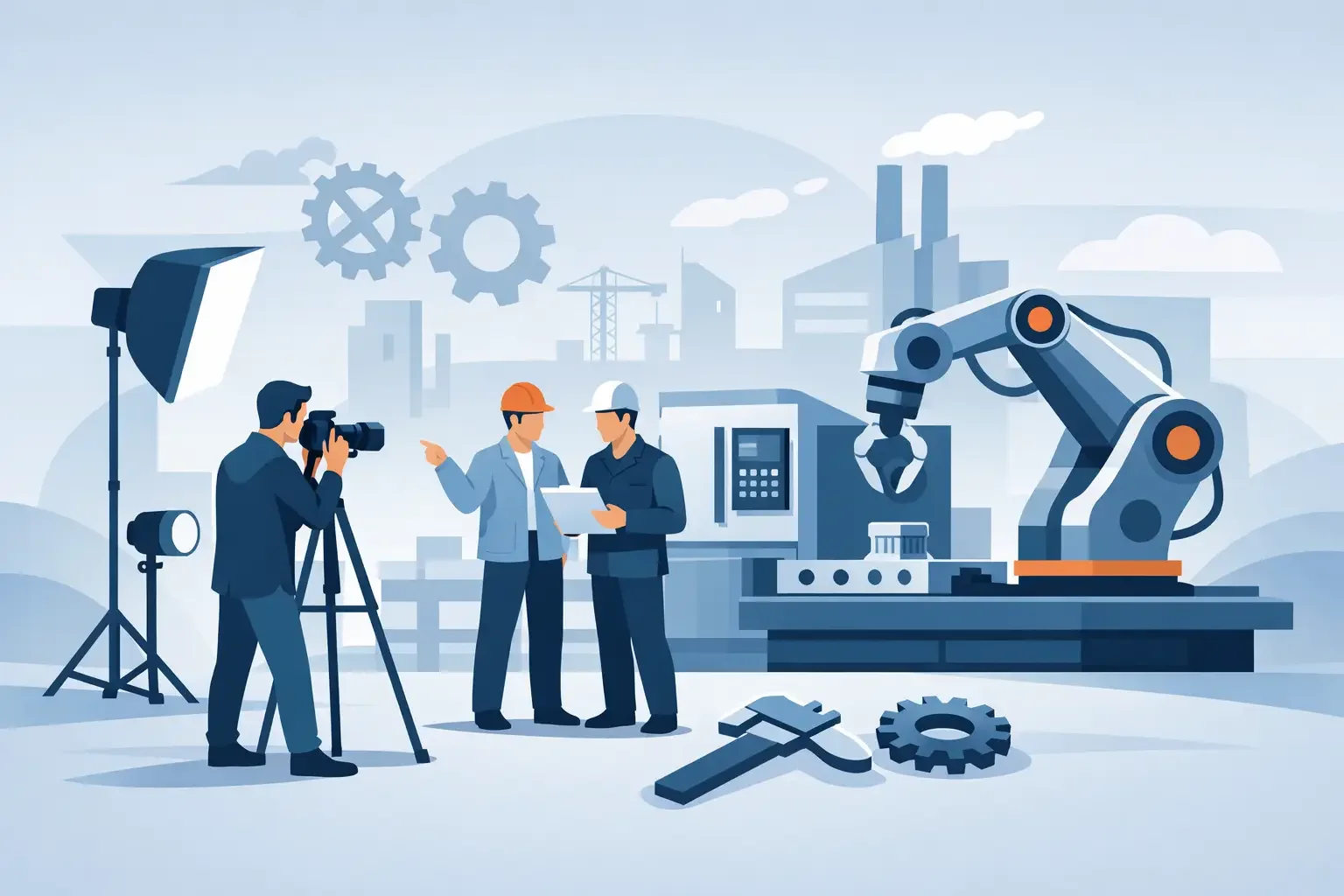 Industriefotografie für Maschinenbau-Unternehmen
