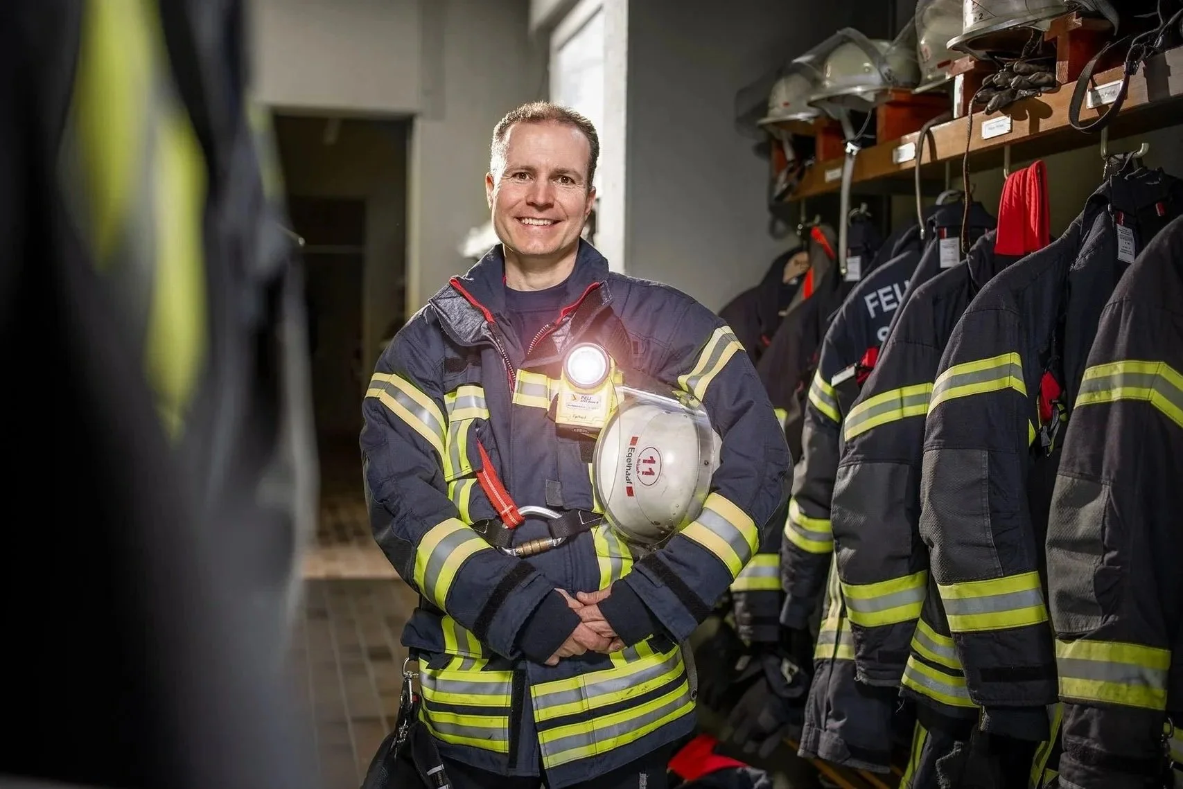 Freiwilliger Feuerwehrman