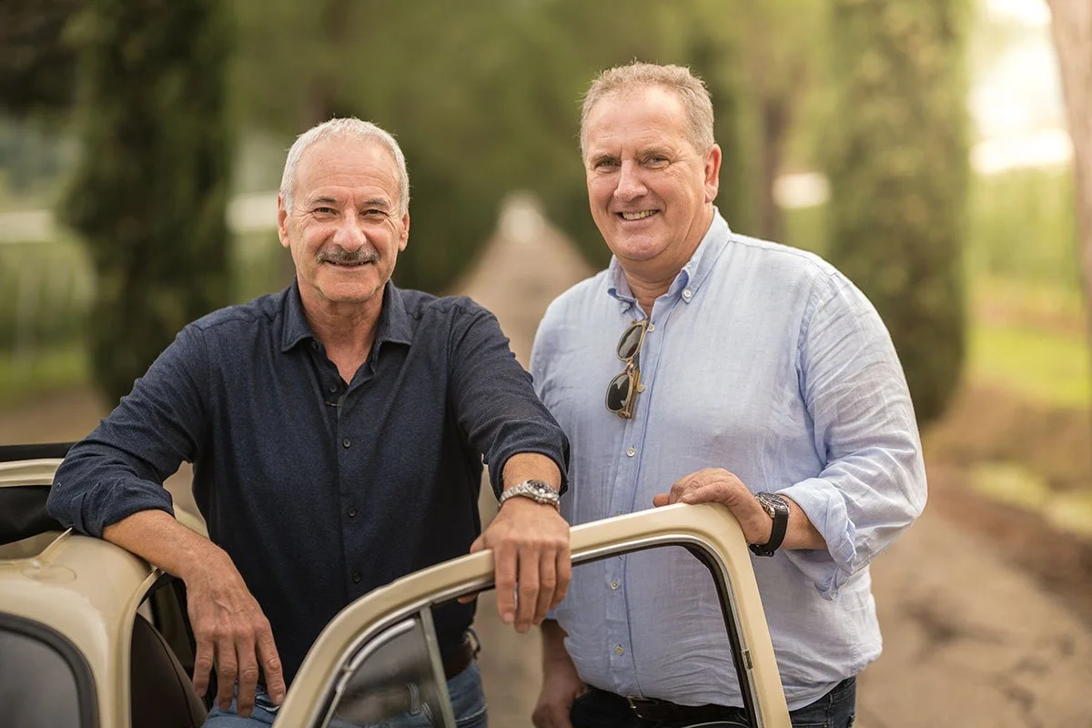 Zwei Geschäftsführer in Italien