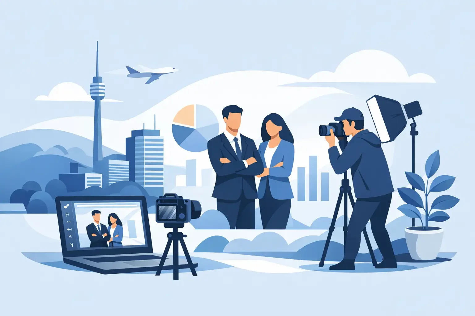 Stilisertes Bild von Businessfoto Shooting Stuttgart
