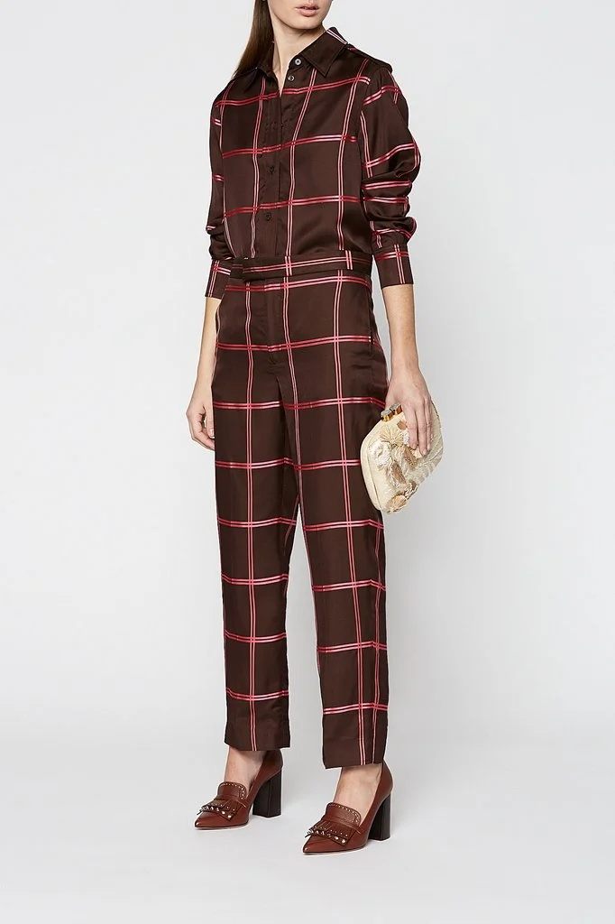 Scanlan &amp; Theodore Check Shirt &amp; Trousers Moro Pink 100.00 + 150.00 AUD