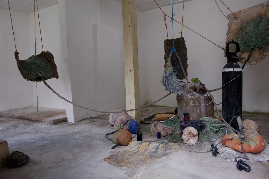 Roland Perssons installation We dont need the nature visades under hela sommaren 2011. 
