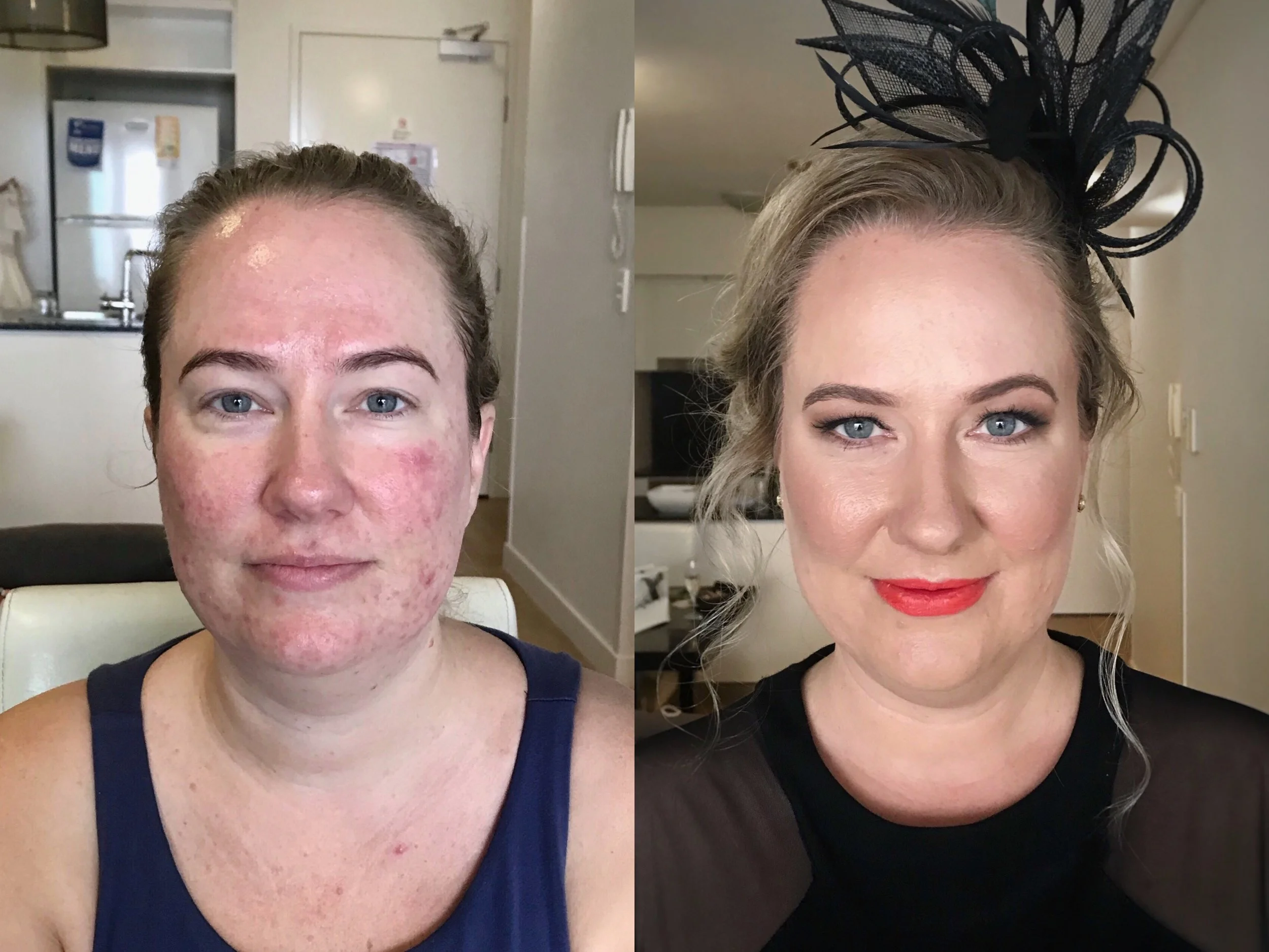 Before After Forever Bridal Hair Makeup