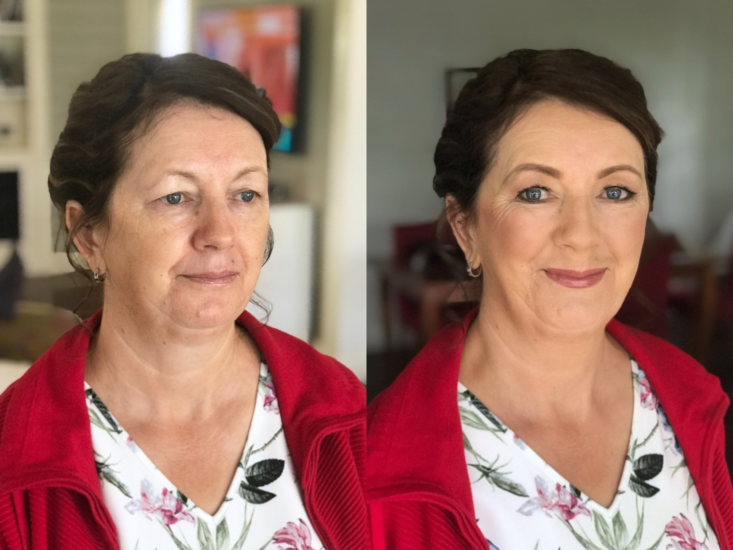 Before After Forever Bridal Hair Makeup