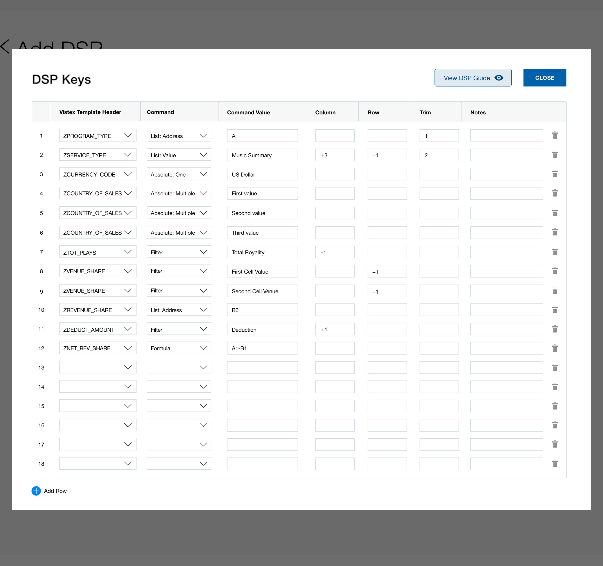 Before - Table Design