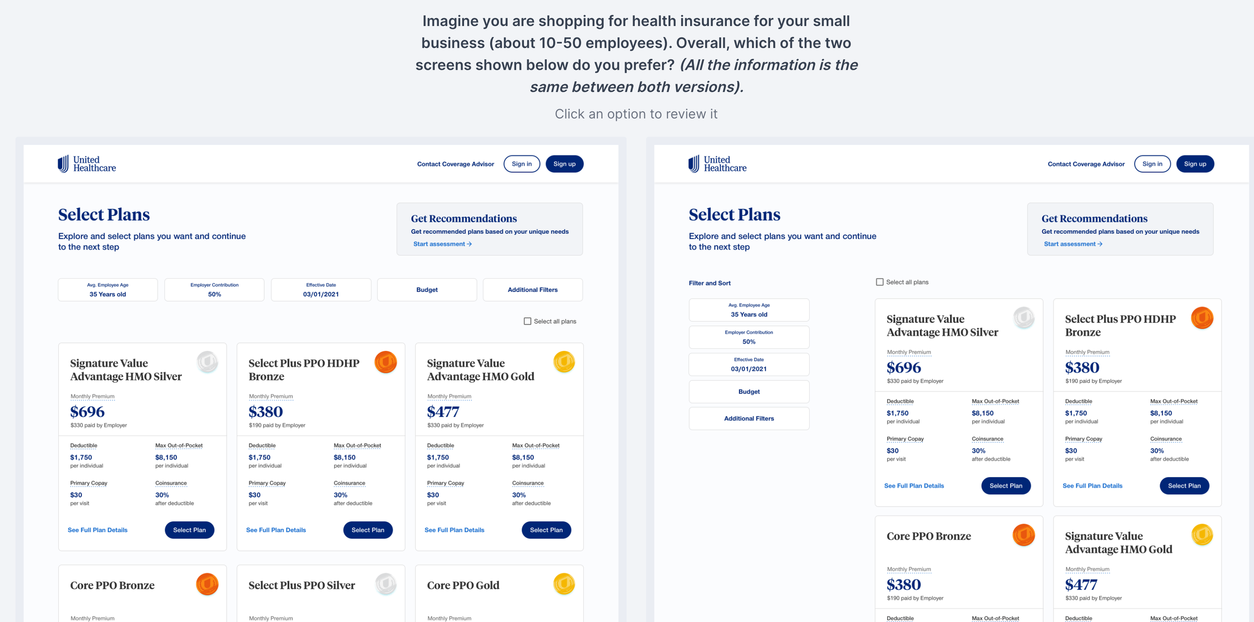 2. Horizontal or Vertical Filter?