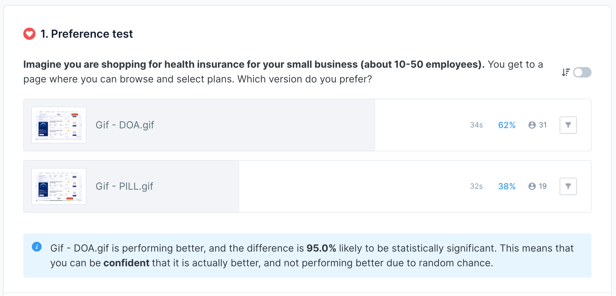 5. Sticky CTA Bar -  Top or Bottom Result