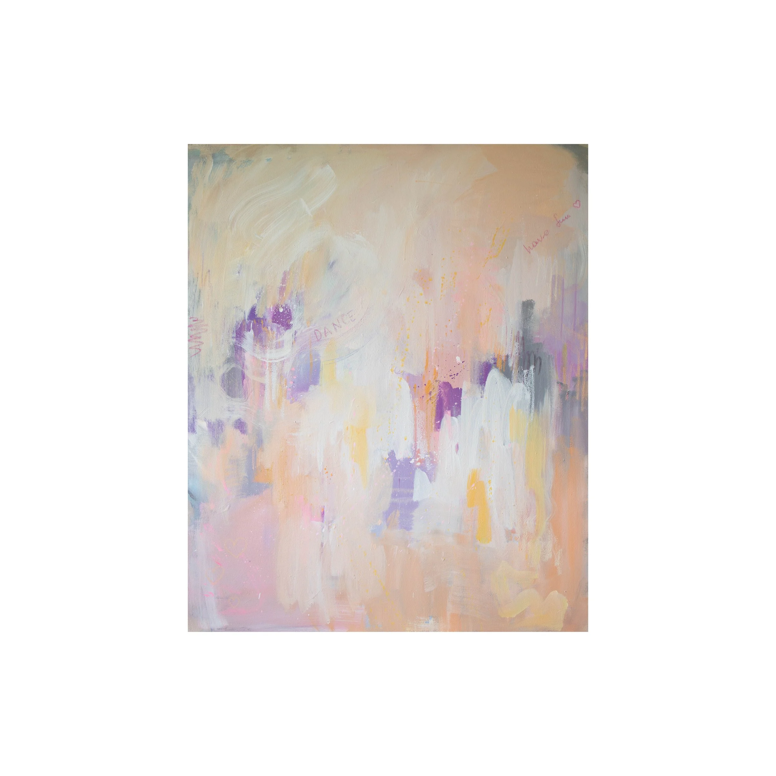 "Dance & have fun" 120x100cm