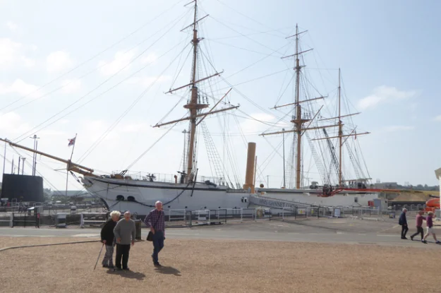 HM S Gannet, launched at Sheerness in1878, decommissioned 1895 and became a training ship in 1903. Powered by sail and steam engine. Read more