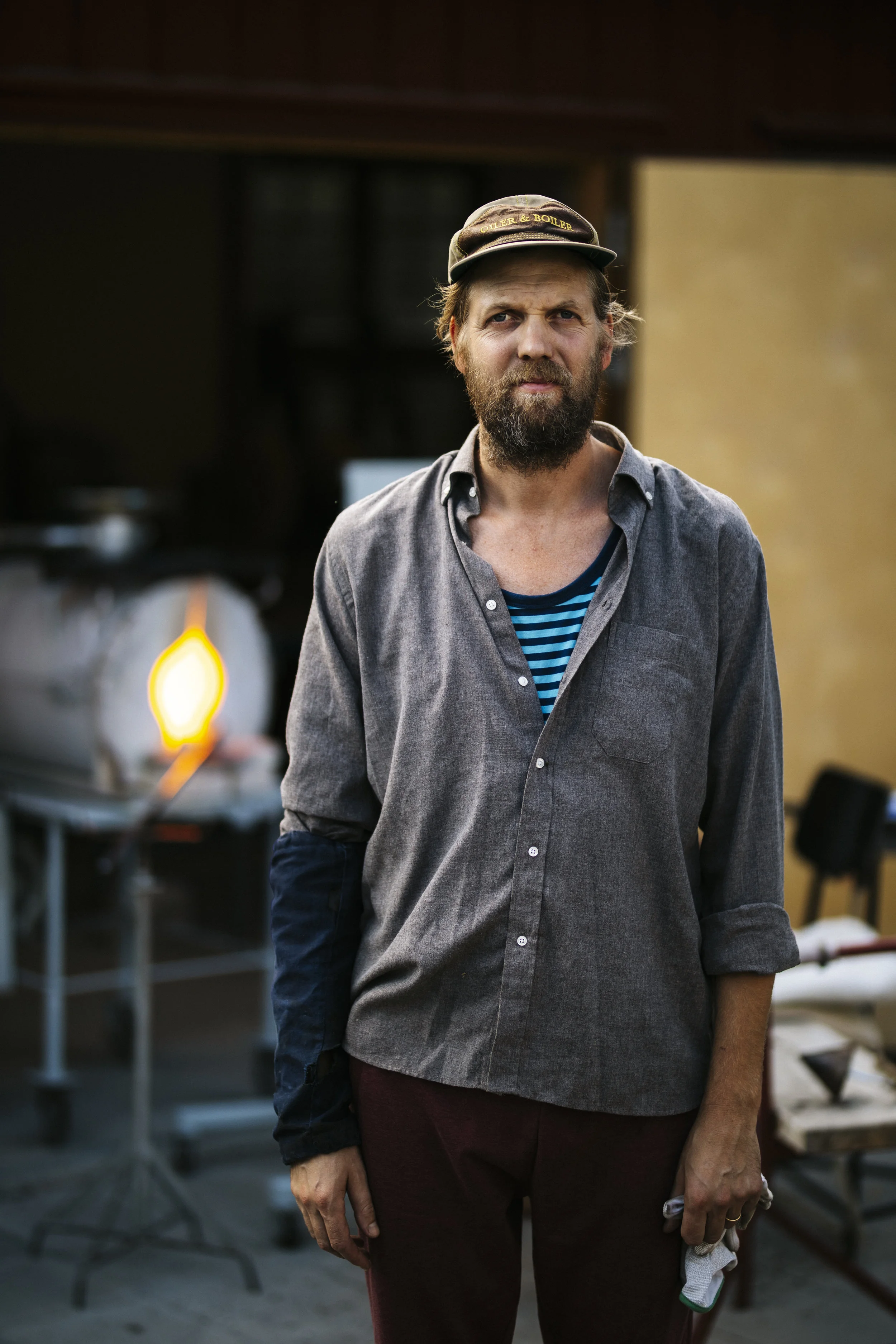 Morgan Persson, Glasblåsare