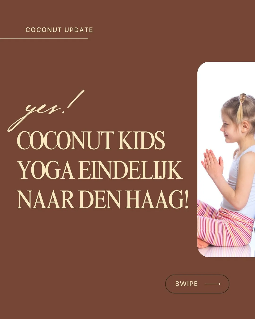 Ik hoor heel graag van mijn leuke Haagse volgers! Op welke dag komt een (terugkerend, bv iedere twee weken) yoga/mindfulness sessie voor kids (7-11jr oud! jullie het beste uit? 

Zaterdag of zondag? 

Let me know! 👇🏾