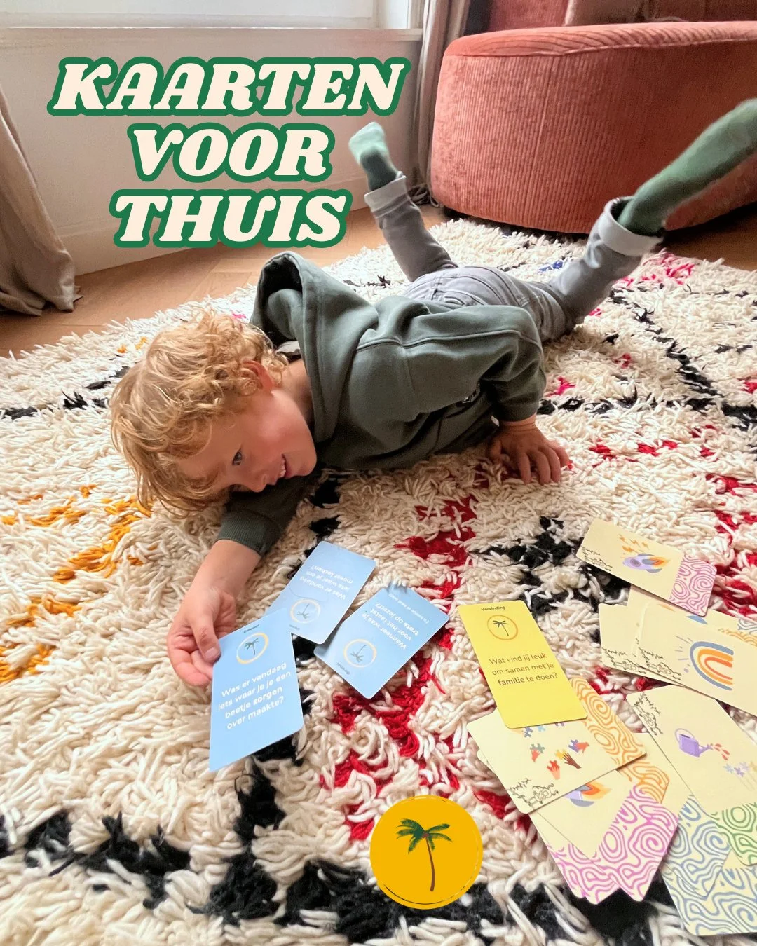 Meer verbinding overdag. Meer rust in de avond. 🌙 🤎⁠
⁠
De Coconut Praatkaarten + Slaapkaarten zijn d&eacute; combinatie voor gezinnen die het allebei willen. 🥥⁠
⁠
💛 Praatkaarten &rarr; gesprekken die ertoe doen, op een speelse manier⁠
🌙 Slaapkaa
