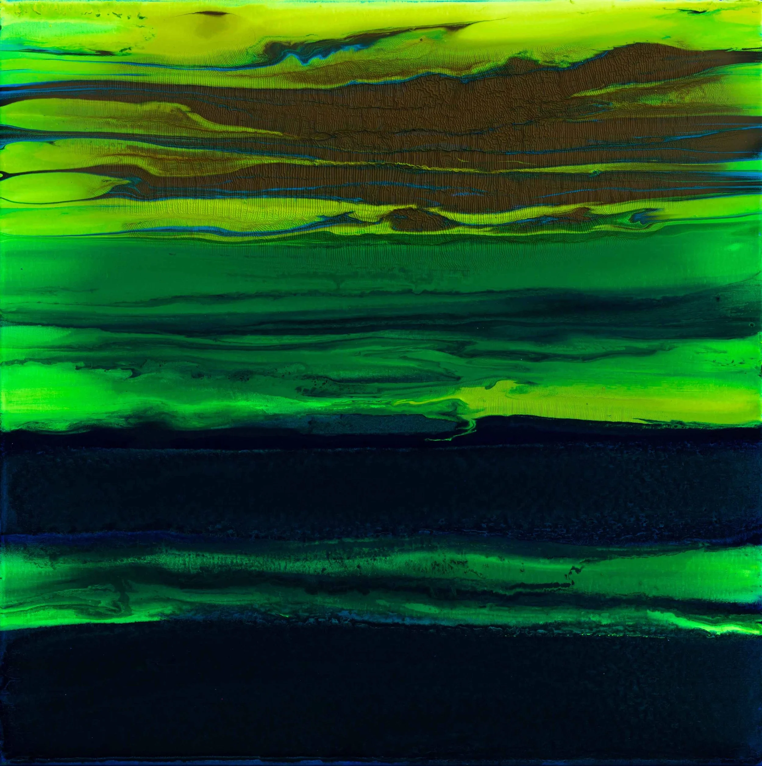LANDSCAPE. MESOZOIC #2 2016 / 60X60 cm UV LIGHT exposure