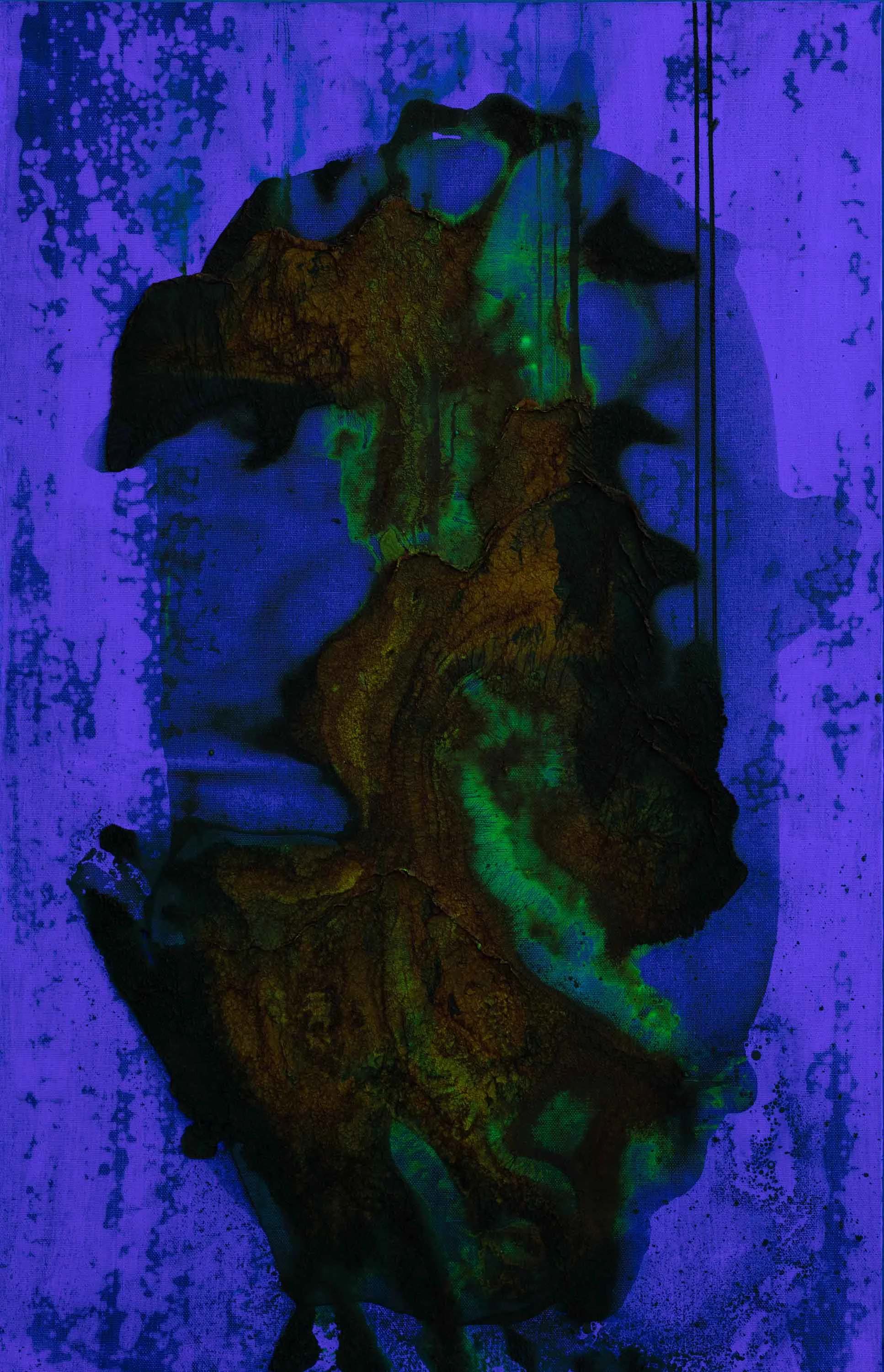 UNKNOWN #3 2005–2009 /148X96 cm UV LIGHT exposure