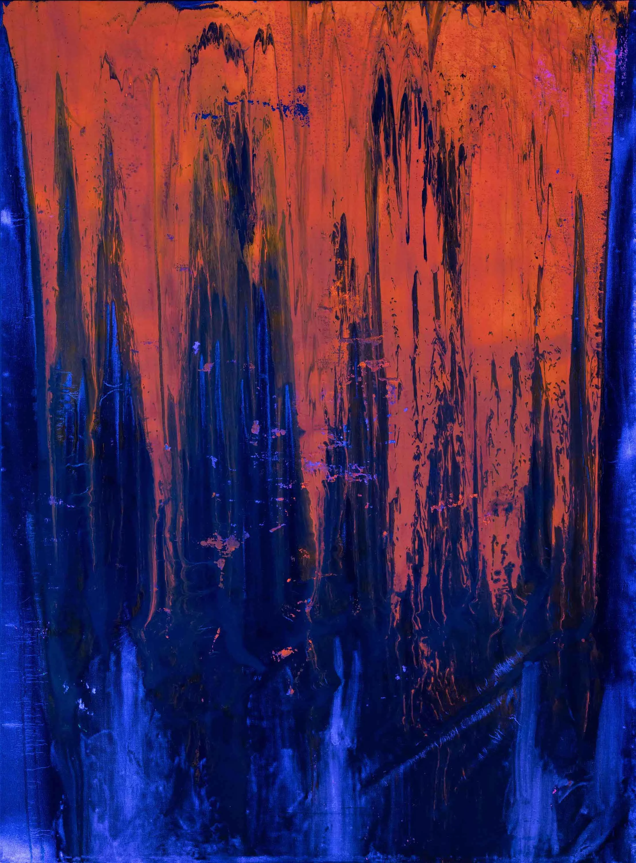 UNTITLED 2005–2009 / 200Х150 cm UV LIGHT exposure