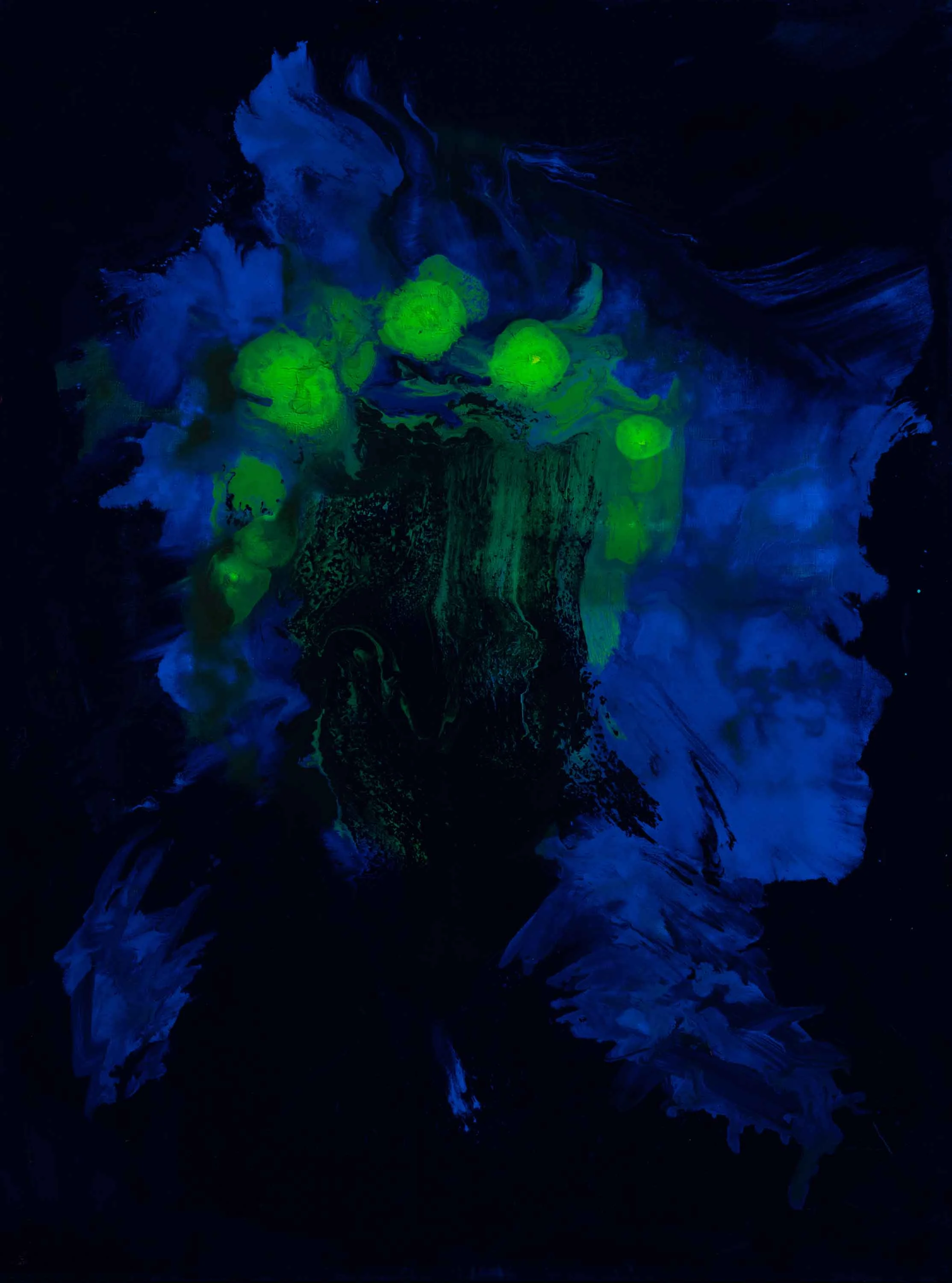 HIS HEEL 2005–2009 / 200X150 cm UV LIGHT exposure