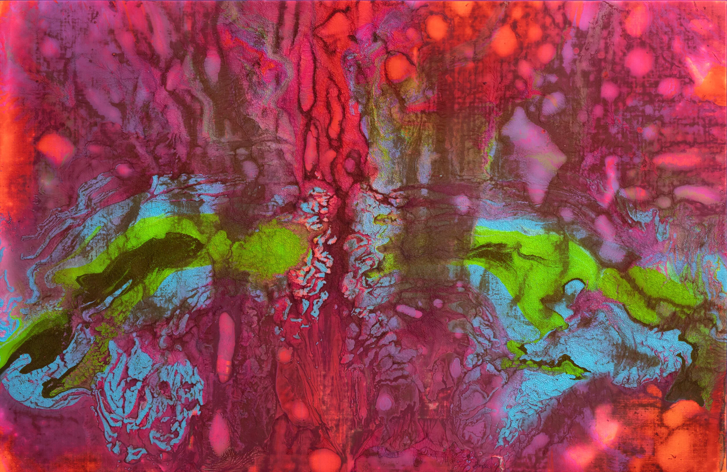 Wings no. 9 UV, 2017, 130x200; oil on canvas