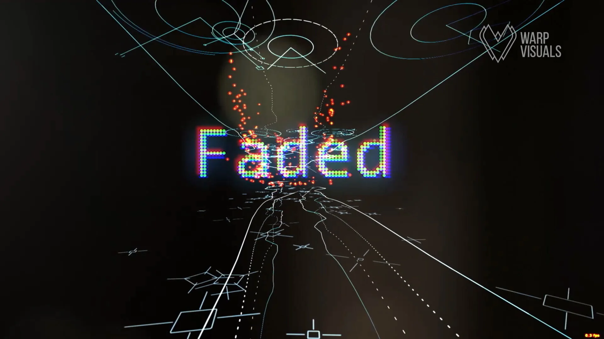 Alan Walker Faded Visuals Warp Visuals