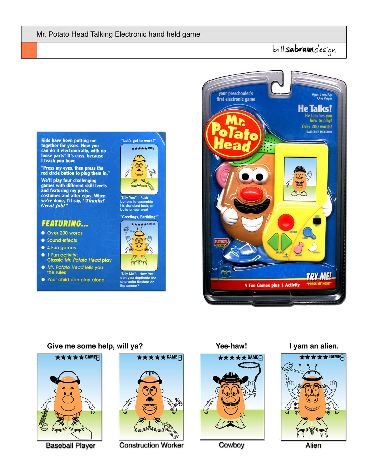 mr potato head game