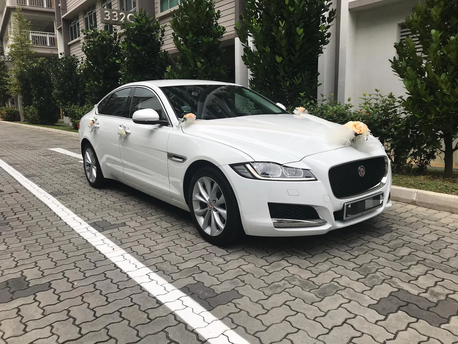 2017 Jaguar XF wedding car rental