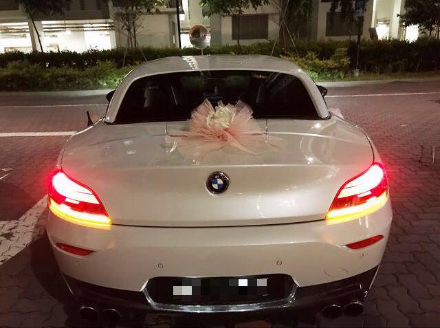 BMW Z4 wedding car